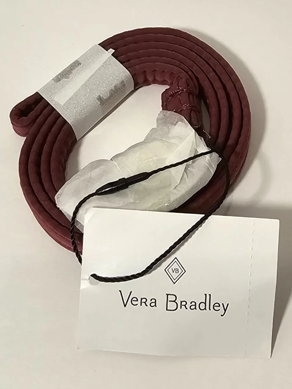 NWT Vera Bradley Campus Double ID Lanyard Hawthorne Rose Keychain Wristlet Bag